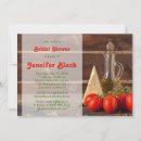 Search for cooking bridal shower invitations Rustic