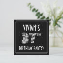 Search for 37th birthday invitations 37 years old