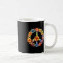 Search for hippie peace sign mugs 70s