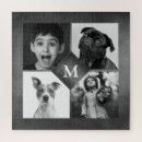 Search for photo collage puzzles Black and white