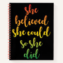 Search for she believed she could notebooks So she did