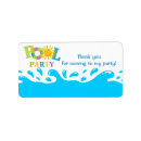 Search for swimming pool return address labels Swim party