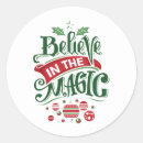 Search for believe in magic stickers Typography