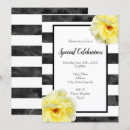 Search for black and white striped invitations Flowers