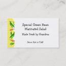 Search for recipe business cards Food