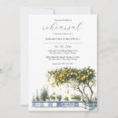 Search for yellow rehearsal dinner invitations Blue and yellow