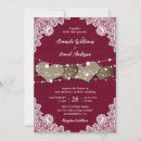 Search for burlap and lace wedding invitations Barn