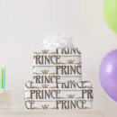 Search for prince wrapping paper Royal