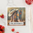 Search for cowboy boots napkins Modern
