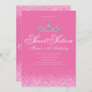Search for pretty sweet 16 invitations Pink