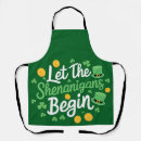 Search for irish shield aprons Shenanigans
