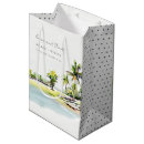 Search for palm tree gift bags Watercolor