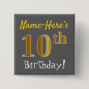 Search for tenth birthday badges 10 years old