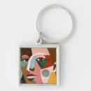 Search for womans face key rings Girl power