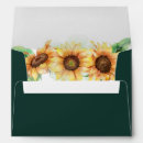 Search for sunflower envelopes Bridal shower