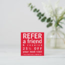 Search for refer a friend business cards Promotional