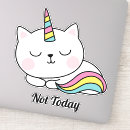 Search for unicorn cat stickers Meowgical