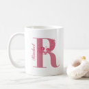 Search for monogram r mugs Floral