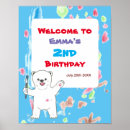 Search for kid birthday party posters Blue