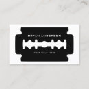 Search for razor blade business cards Barber shop