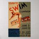 Search for vintage swimming posters Sport