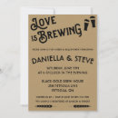Search for love is brewing invitations Beer