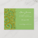 Search for shamrock business cards St patrick's day