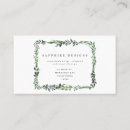 Search for leafy business cards Floral