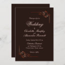 Search for chocolate brown wedding invitations Rustic