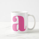 Search for hot pink monogram mugs Initial