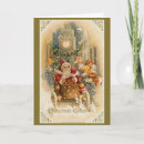 Search for old car christmas cards Santa claus