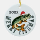 Search for santa fishing christmas tree decorations Funny