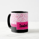 Search for black heart pattern mugs Girly