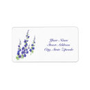 Search for blue green purple return address labels Flowers