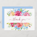 Search for bright floral thank you cards Country