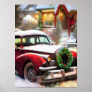 Search for christmas car posters Vintage