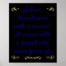 Search for manual posters Autism spectrum disorder