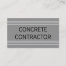Search for concrete company business cards Professional