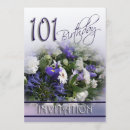 Search for 101st birthday invitations 101 years