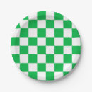 Search for green gingham plates Chequered