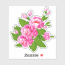 Search for white peony stickers Pink flowers