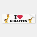 Search for giraffe bumper stickers Wildlife