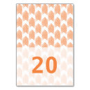 Search for orange table cards Chic