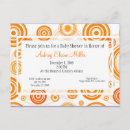 Search for retro circles orange invitations Dots
