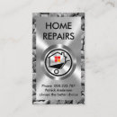 Search for metallic silver business cards Handyman