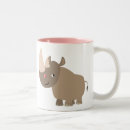 Search for cute rhino mugs Cartoon