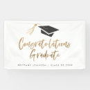 Search for gold foil banners Congratulations graduate