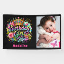 Search for kids birthday banners Girl