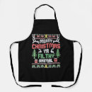 Search for funny movie aprons Merry christmas