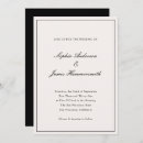 Search for cream wedding invitations Classy